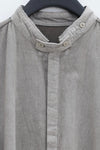 BORIS BIDJAN SABERI Midi Shirt SS22 SHIRT2 F1505F+F035 Charcoal Grey